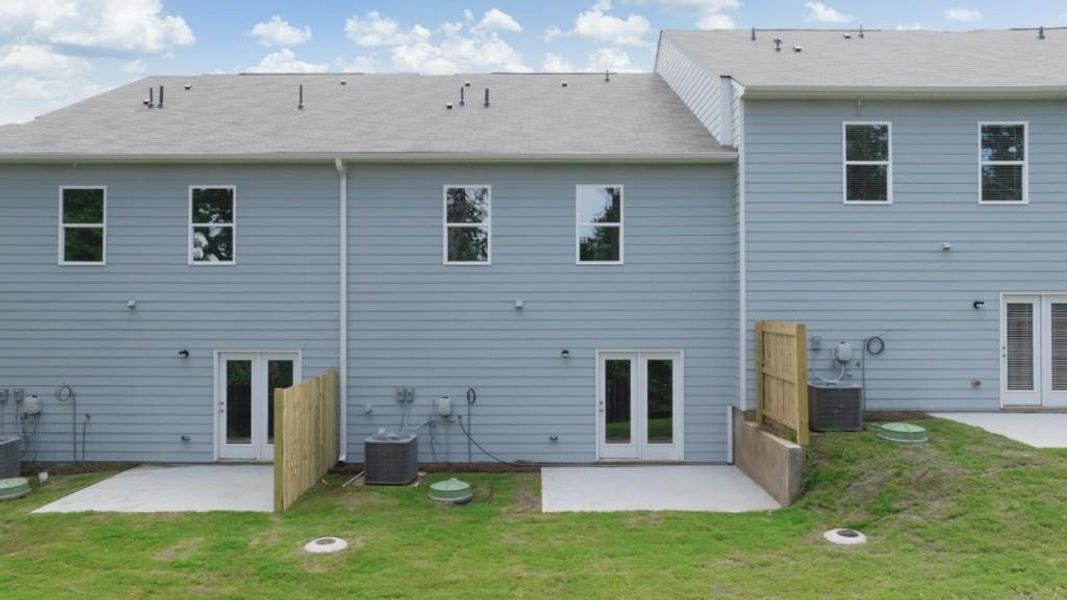 Exterior details and patio area of a home in Mountain Park, Dahlonega (Image 3). Exterior details and patio area of a home in Mountain Park, Dahlonega (Image 3).