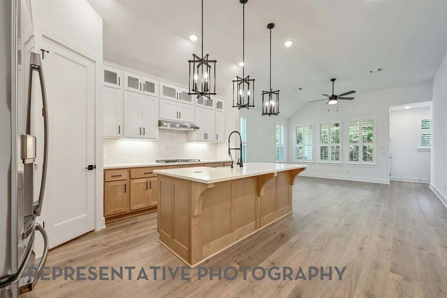 Furnished interior view inside a new home in Treeline, Justin (Image 4).
