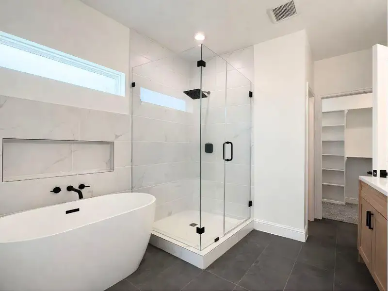 Furnished interior view inside a new home in , Cleveland (Image 4).