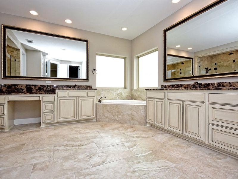 Representative furnished interior of a home built from the Madera II by Giddens Homes in Scofield Farms Estates, Georgetown (Image 207).