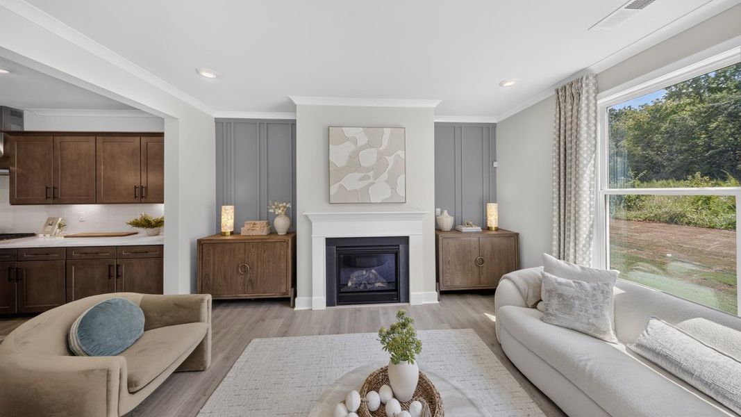 Furnished interior view inside a new home in Westport, York (Image 13).