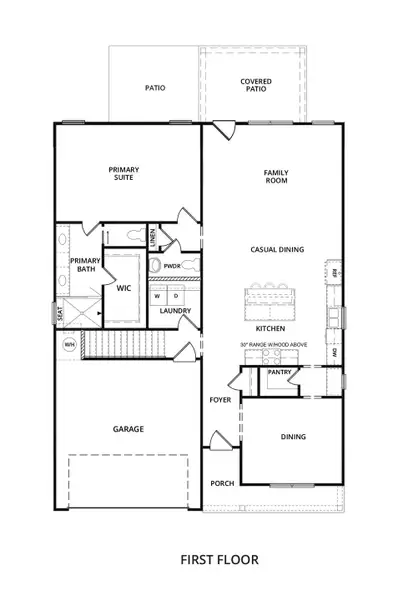 2D floor plan layout for the Mozart by Brock Built in Brizo, Santa Rosa Beach, FL (Image 2). 2D floor plan layout for the Mozart by Brock Built in Brizo, Santa Rosa Beach, FL (Image 2).