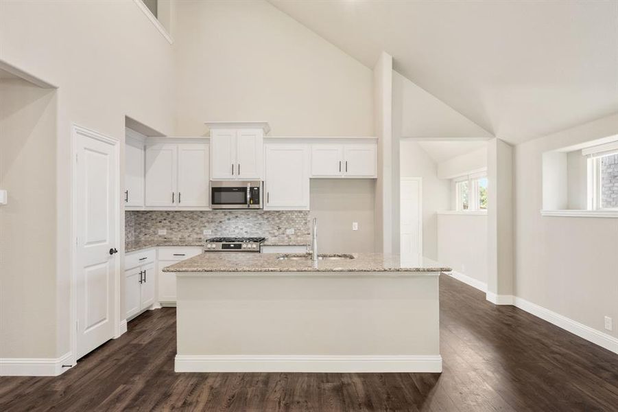 Furnished interior view inside a new home in East Oak Creek 50-55, Commerce (Image 14).