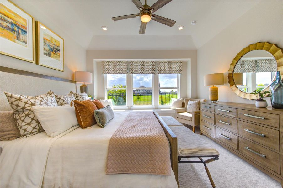 Furnished interior view inside a new home in Jordan Ranch, Katy (Image 5).