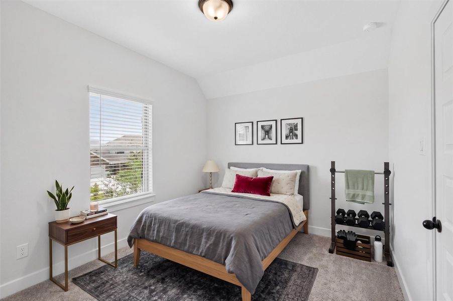 Secondary bedroom # 3 Digitally Staged