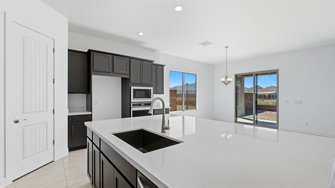 Furnished interior view inside a new home in Hacienda at Estrella, Goodyear (Image 11).