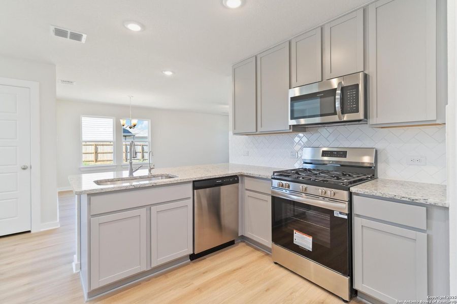 Furnished interior view inside a new home in Willow Point, San Antonio (Image 4). Furnished interior view inside a new home in Willow Point, San Antonio (Image 4).