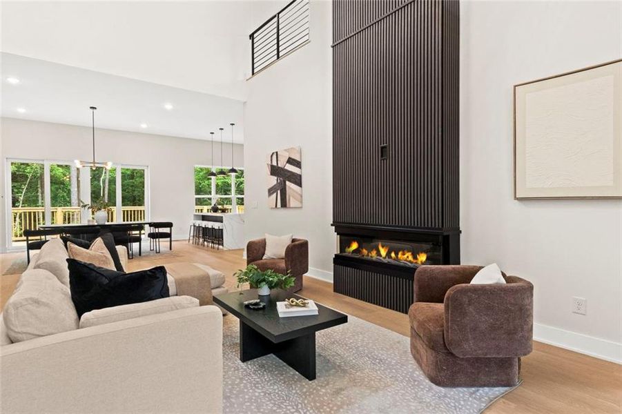 Furnished interior view inside a new home in , Fairburn (Image 3).