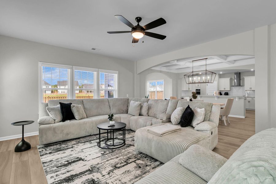 Furnished interior view inside a new home in , Summerville (Image 13).