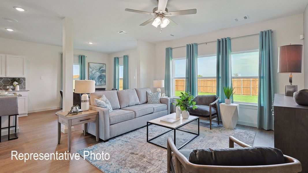 Furnished interior view inside a new home in Patriot Estates, Venus (Image 8).
