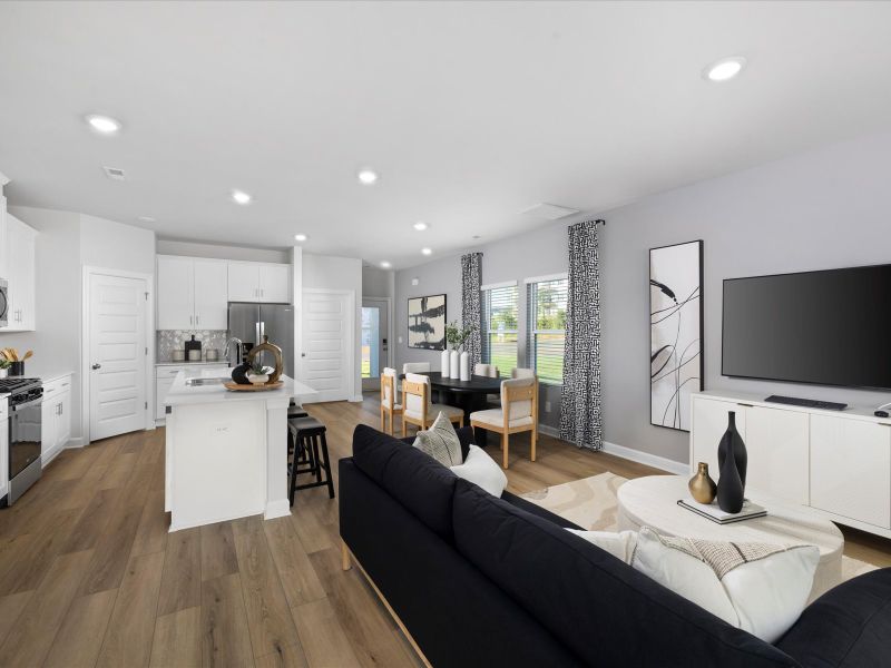 Furnished interior view inside a new home in Northbrook Village Townes, Taylors (Image 8).