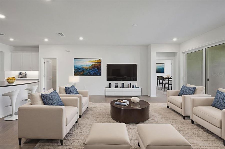 Furnished interior view inside a new home in Angeline, Land O' Lakes (Image 5).