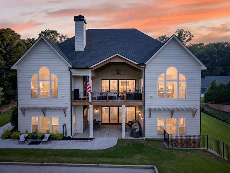 Front exterior of a new home in , Gainesville, GA, highlighting curb appeal (Image 36). Front exterior of a new home in , Gainesville, GA, highlighting curb appeal (Image 36).