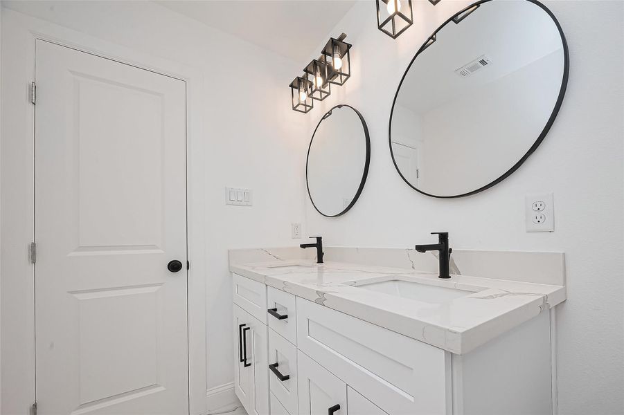 Furnished interior view inside a new home in , Houston (Image 8).