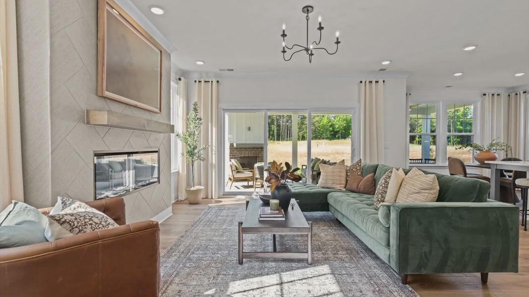 Furnished interior view inside a new home in Essex Village, Franklinton (Image 6).