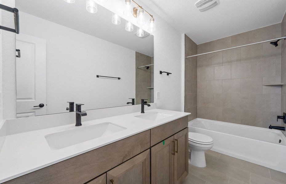Furnished interior view inside a new home in Woodside, Georgetown (Image 8).