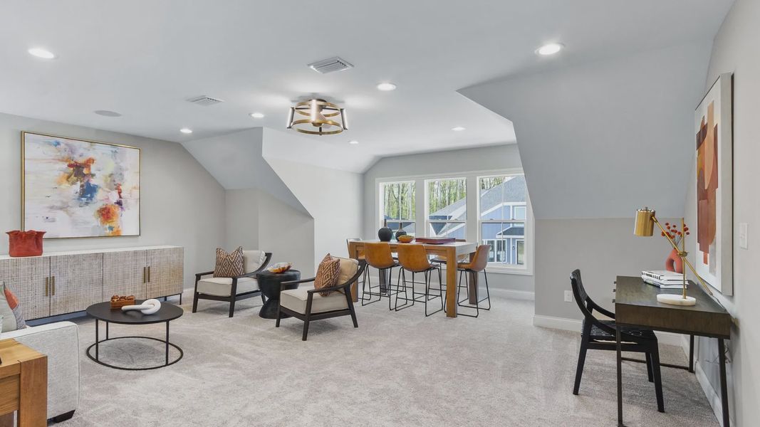 Representative furnished interior of a home built from the Promenade by Epcon Communities in The Courtyards by The Manor, Alpharetta (Image 13).