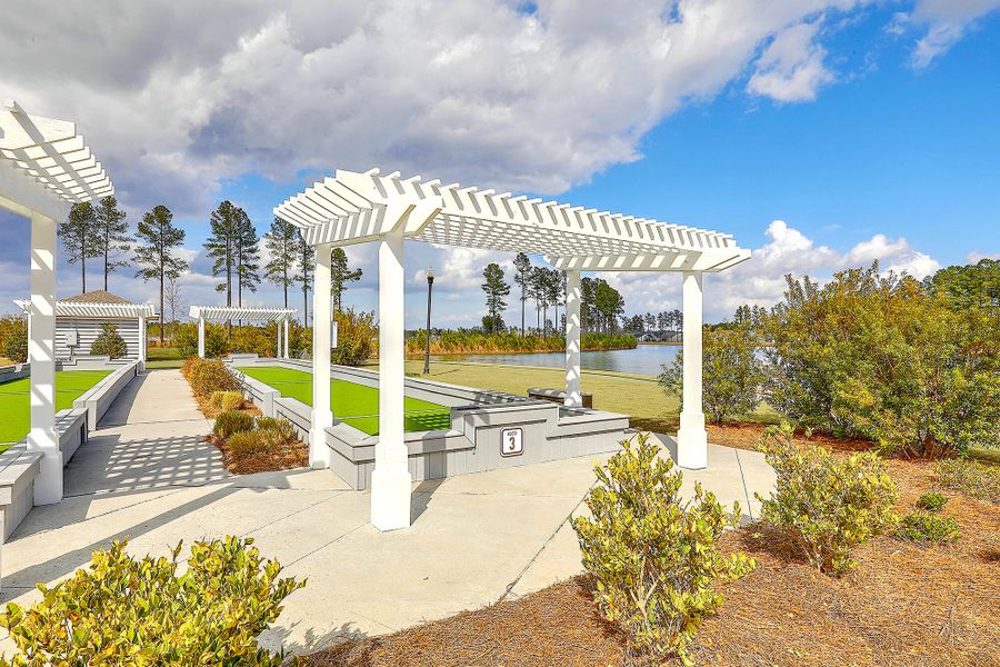 Front exterior of a new home in , Summerville, SC, highlighting curb appeal (Image 19).