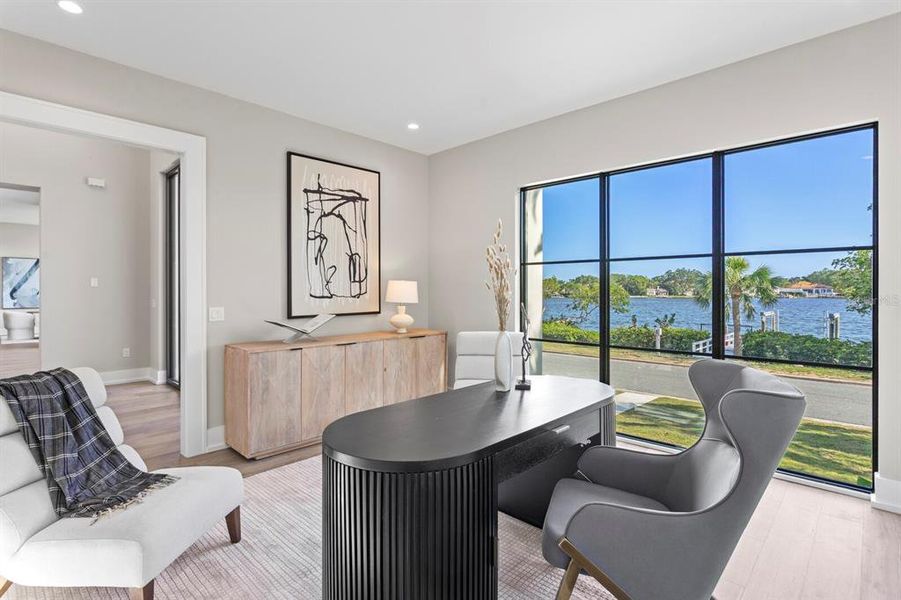 Furnished interior view inside a new home in , St. Petersburg (Image 9).