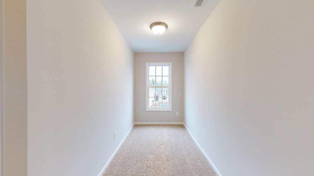 Representative unfurnished interior of a home built from the Thornwood A by JC Jackson Homes,LLC in Heritage Pointe, Newport (Image 19).