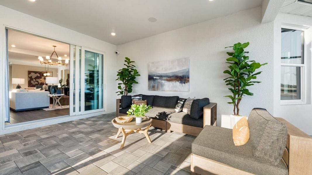 Representative furnished interior of a home built from the Lazio by Taylor Morrison in Esplanade at Starling, Punta Gorda (Image 17). Representative furnished interior of a home built from the Lazio by Taylor Morrison in Esplanade at Starling, Punta Gorda (Image 17).