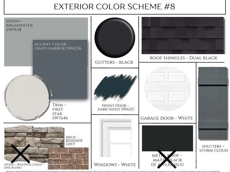 Sample of building materials used in homes in Enclave at Belmont, Belmont (Image 17).