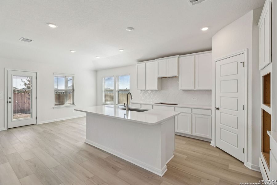 Furnished interior view inside a new home in Legendary Trails - Classic Series, Cibolo (Image 13). Furnished interior view inside a new home in Legendary Trails - Classic Series, Cibolo (Image 13).
