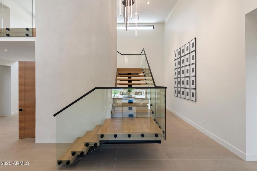 glass stairs