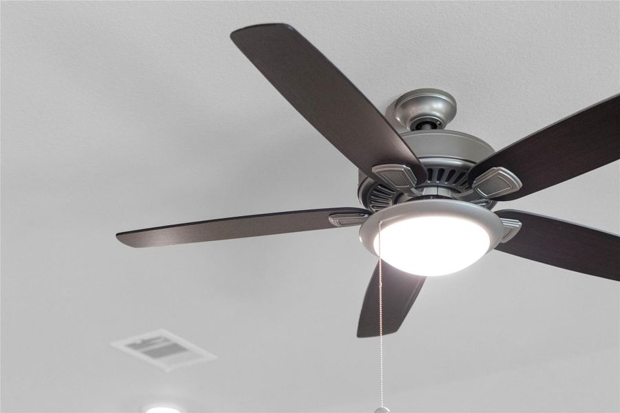 This contemporary ceiling fan will make a room feel up to 4–8 degrees cooler and redistribute rising warm air in the winter. This contemporary ceiling fan will make a room feel up to 4–8 degrees cooler and redistribute rising warm air in the winter.