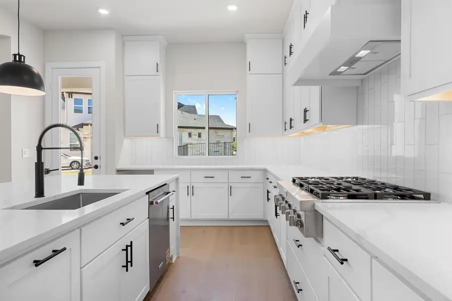 Furnished interior view inside a new home in Rough Hollow - Las Brisas, Austin (Image 4).