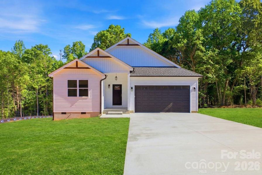 Front exterior of a new home in , Denver, NC, highlighting curb appeal (Image 1). Front exterior of a new home in , Denver, NC, highlighting curb appeal (Image 1).