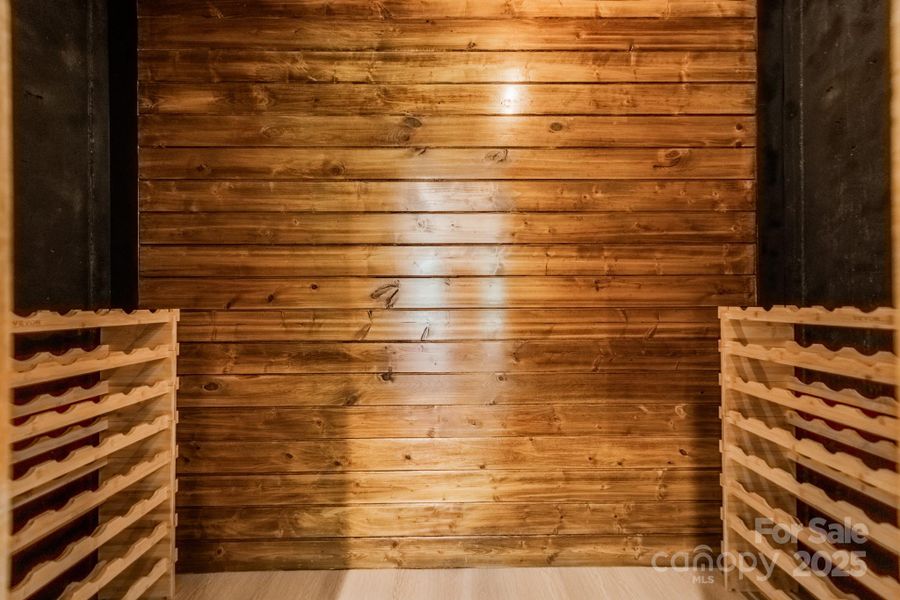 The Lower Level Cellar is perfect for your wine collection