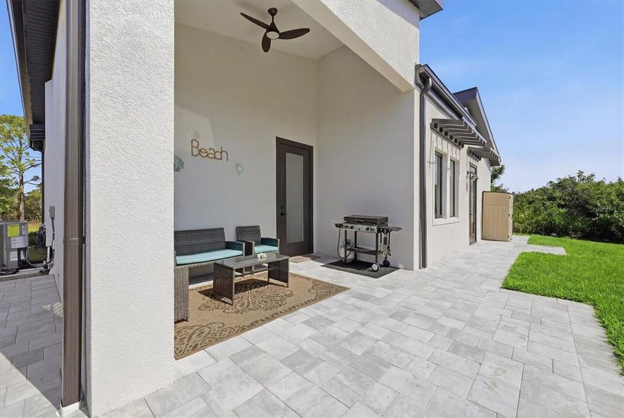 Exterior details and patio area of a home in , Port Charlotte (Image 27). Exterior details and patio area of a home in , Port Charlotte (Image 27).