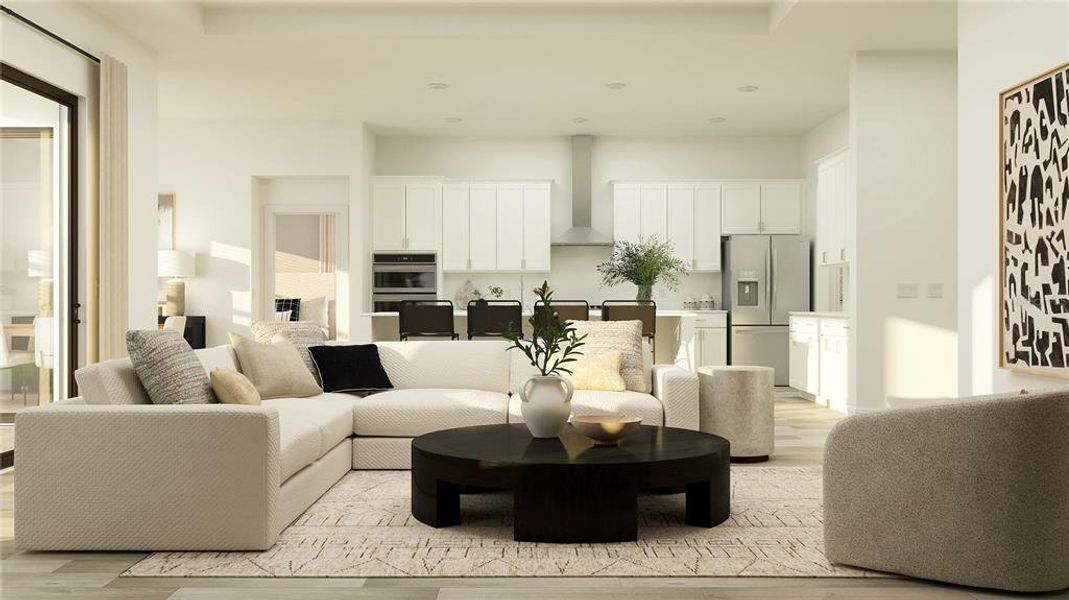 Furnished interior view inside a new home in Two Rivers: The Executives, Zephyrhills (Image 6).