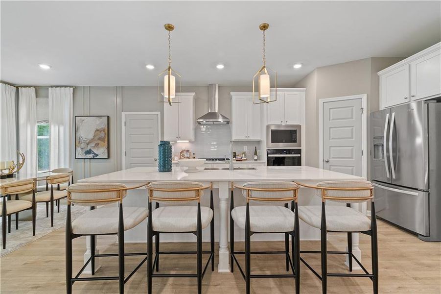 Furnished interior view inside a new home in Northcroft, Lawrenceville (Image 18).