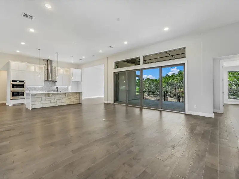 Representative unfurnished interior of a home built from the Santa Monica by Giddens Homes in Clearwater Ranch, Liberty Hill (Image 23). Representative unfurnished interior of a home built from the Santa Monica by Giddens Homes in Clearwater Ranch, Liberty Hill (Image 23).