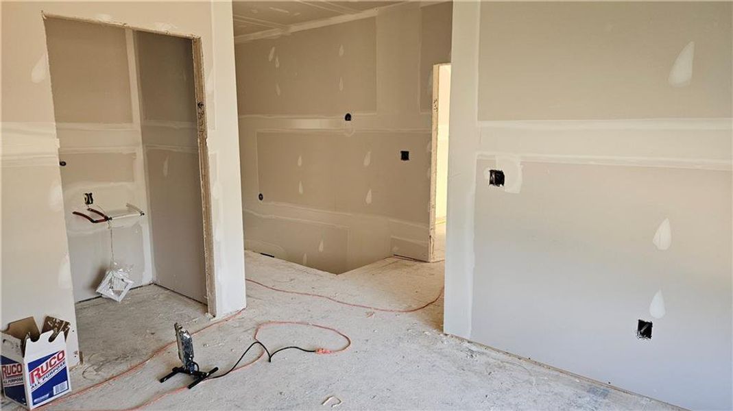 In-progress construction of a new home in , Marietta, GA (Image 28).