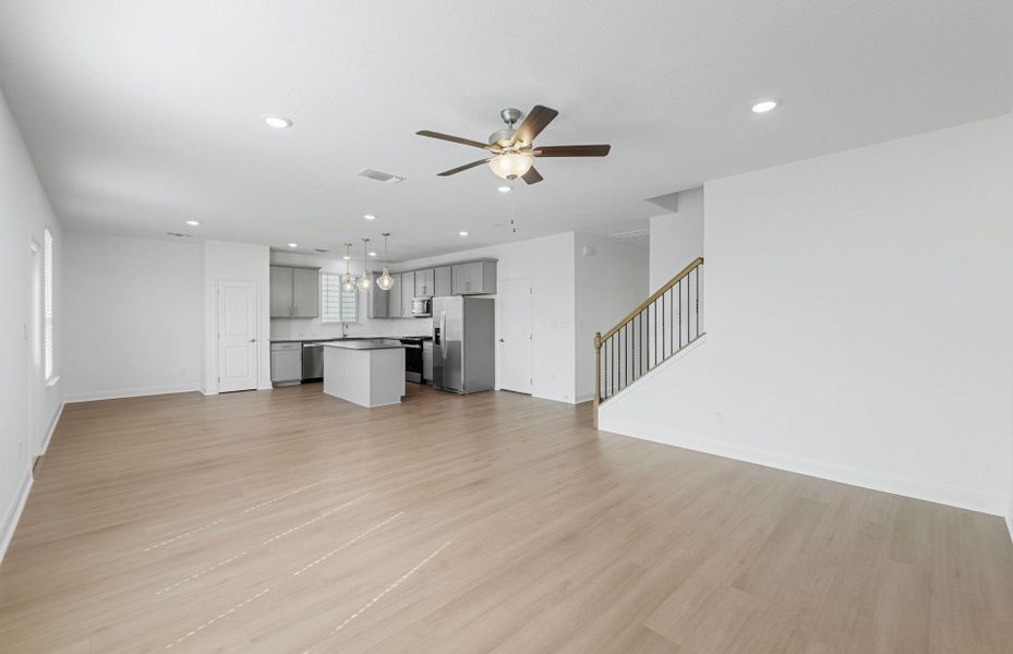Spacious, unfurnished interior of a new home in Patterson Ranch, Georgetown (Image 32). Spacious, unfurnished interior of a new home in Patterson Ranch, Georgetown (Image 32).