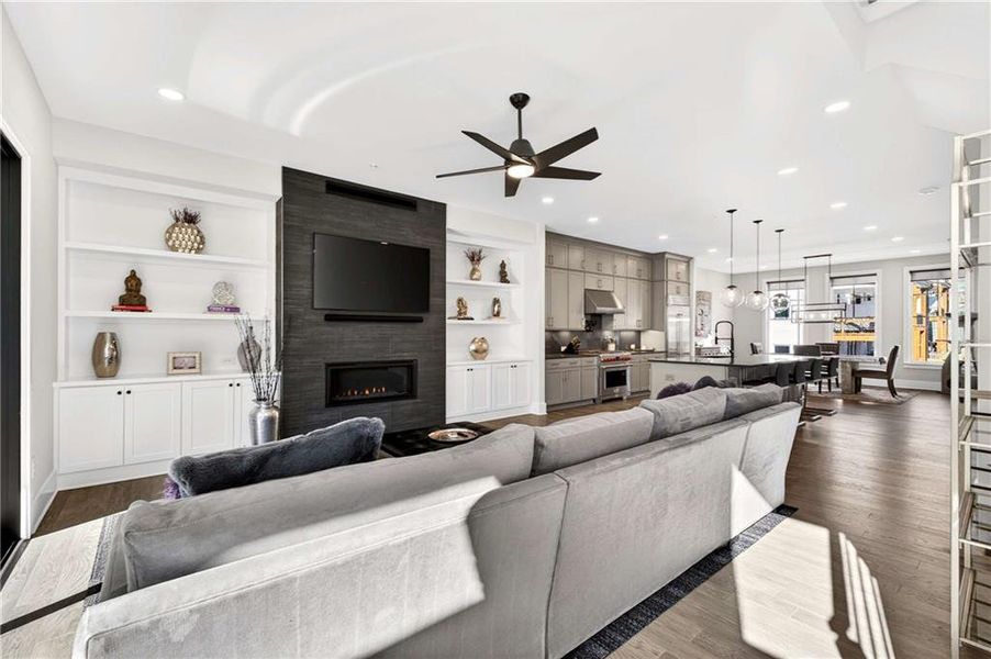 Furnished interior view inside a new home in , Atlanta (Image 35).