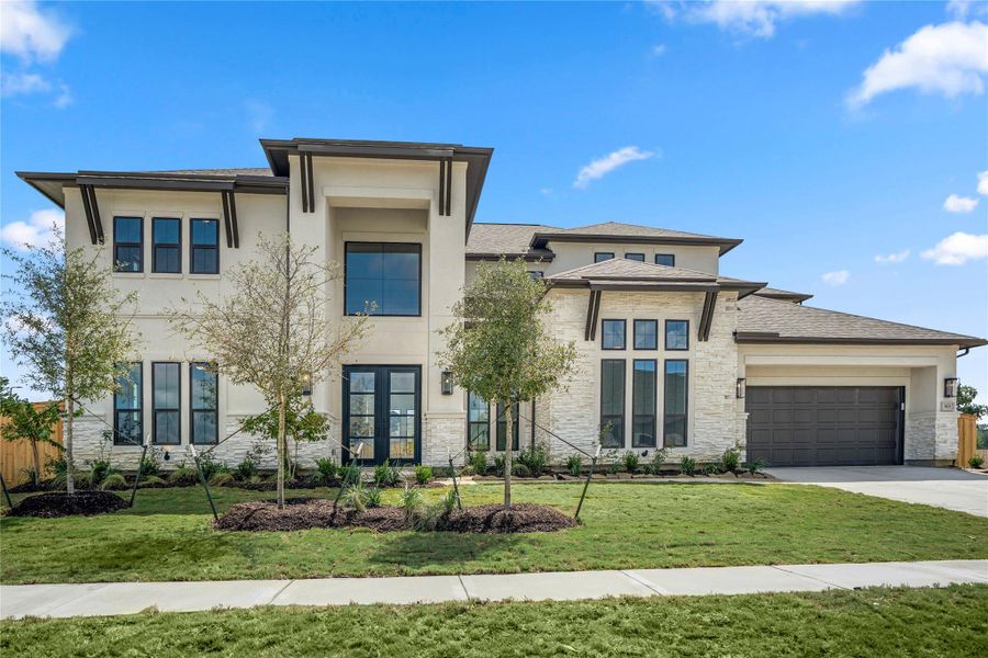 Front exterior of a new home in Briarley, Montgomery, TX, highlighting curb appeal (Image 25). Front exterior of a new home in Briarley, Montgomery, TX, highlighting curb appeal (Image 25).