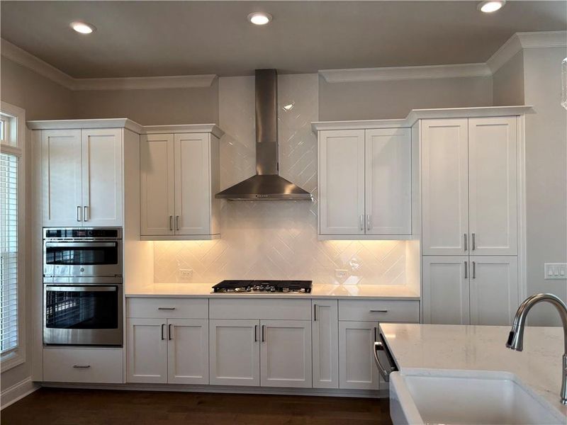 Close-up of interior finishes inside a home in Brackley Single Family, Cumming (Image 23).
