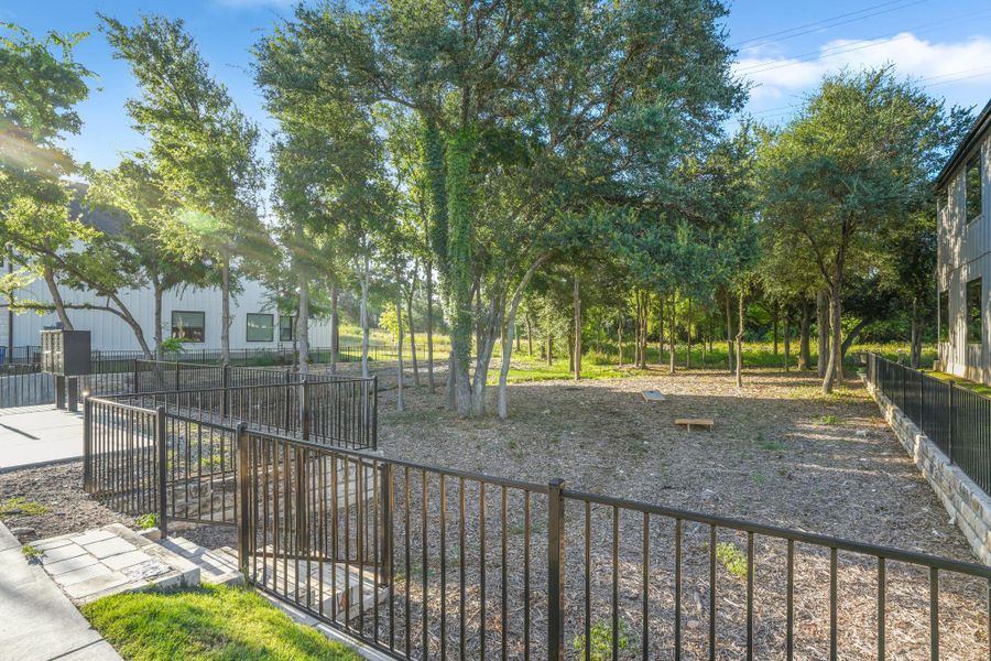 This unit is located right next to a gated community park with several shade trees. This unit is located right next to a gated community park with several shade trees.