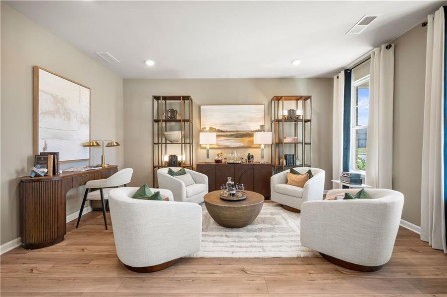 Furnished interior view inside a new home in Adagio, Dacula (Image 5).