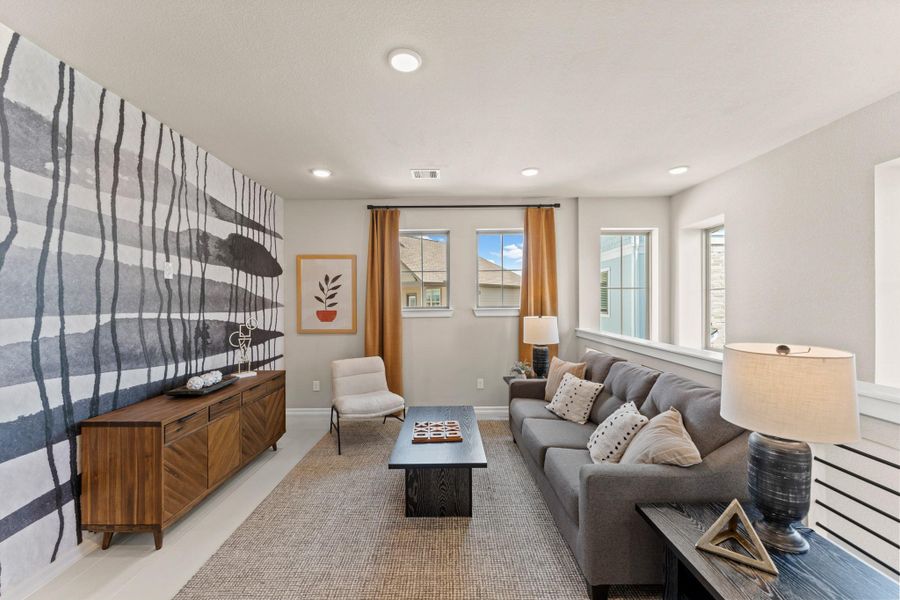 Furnished interior view inside a new home in Balmoral, Atascocita (Image 19).