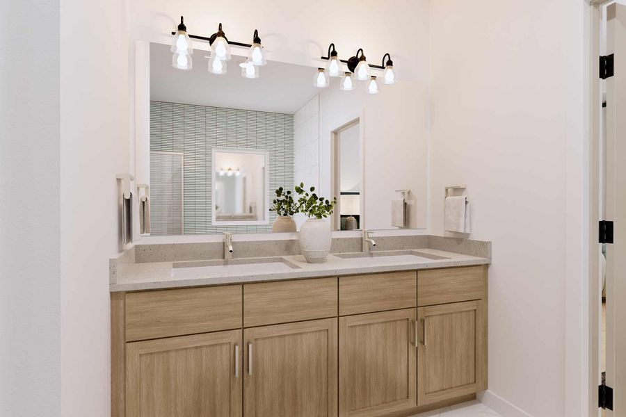 Representative furnished interior of a home built from the The Mesquite by David Weekley Homes in ARTAVIA 45' Homesites, Conroe (Image 4).