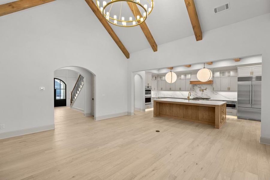 Furnished interior view inside a new home in , Braselton (Image 7).