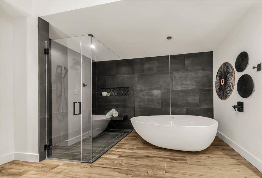 Furnished interior view inside a new home in , College Station (Image 27).