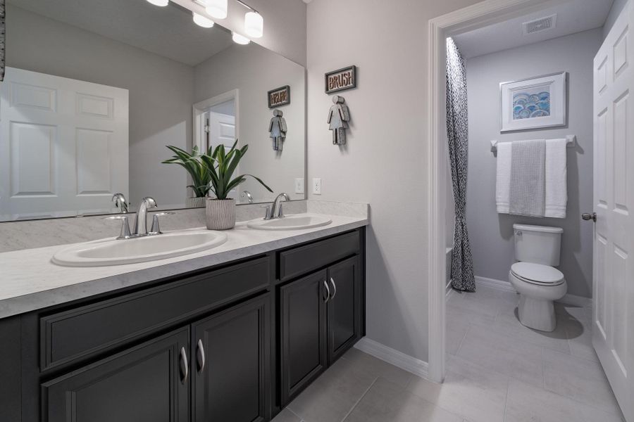 Bathroom 2 - Wellington at Brack Ranch in St. Cloud, FL by Landsea Homes