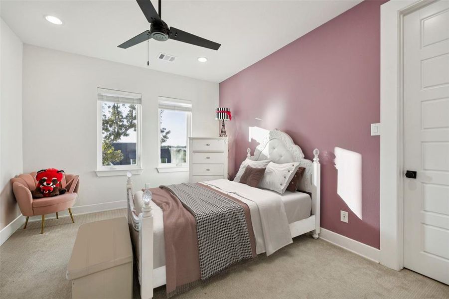 Furnished interior view inside a new home in , Flower Mound (Image 9).