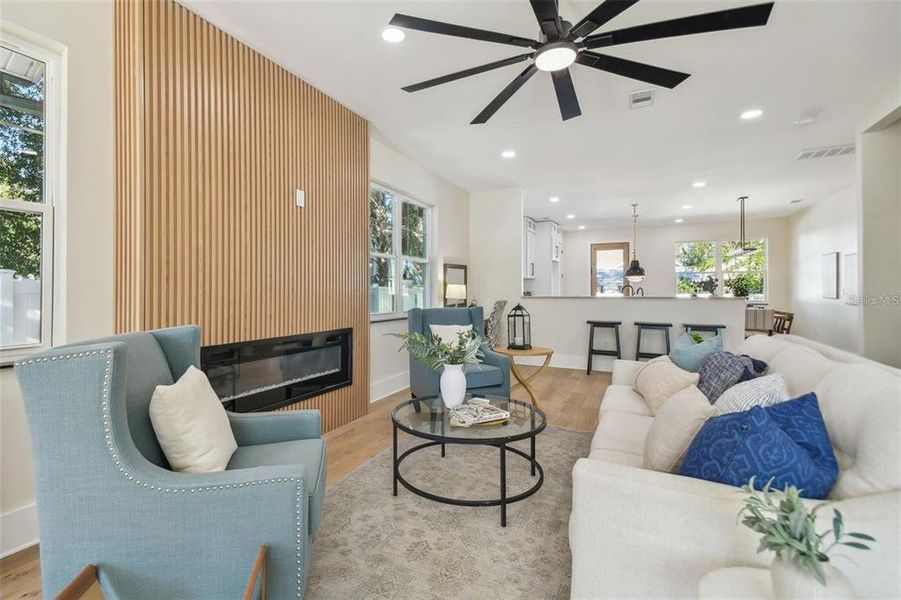 Furnished interior view inside a new home in , Tampa (Image 13).